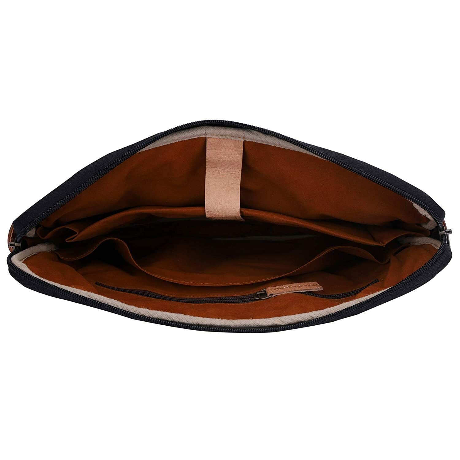 15" Laptop Sleev Briefcase Satchel Bag Men's Leather Genuine Vintage Messenger 24Hr Smart